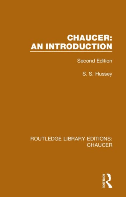 Book cover of: Chaucer: An Introduction. By: S. S. Hussey