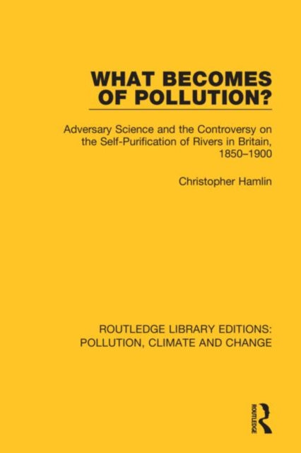 Book cover of: What Becomes of Pollution?. By: Christopher Hamlin