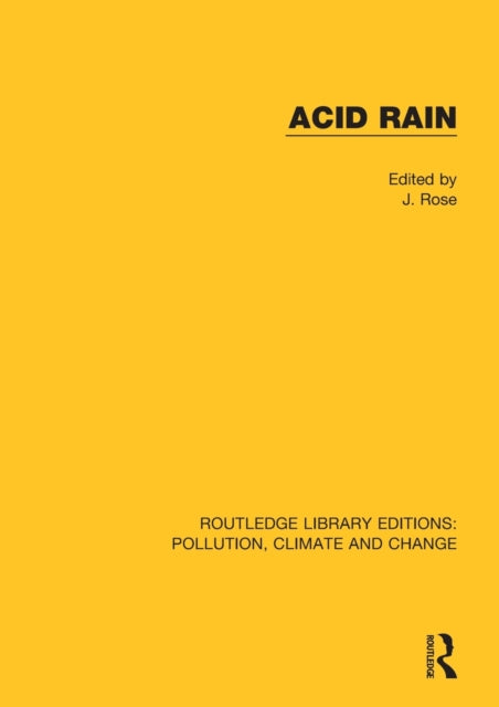 Book cover of: Acid Rain. By: Rose, John