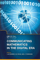 Book cover of: Communicating Mathematics in the Digital Era. By: Jonathan M. Borwein