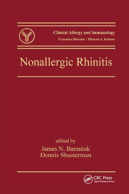 Book cover of: Nonallergic Rhinitis. By: James N. Baraniuk