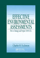 Book cover of: Effective Environmental Assessments. By: Charles Eccleston