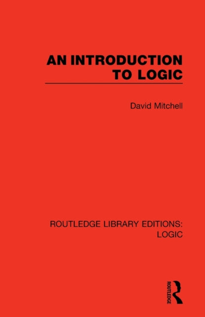 Book cover of: Introduction to Logic. By: David Mitchell - undifferentiated