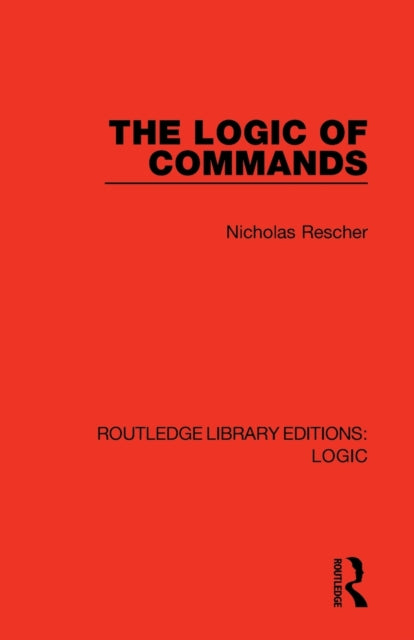 Book cover of: Logic of Commands. By: Nicholas Rescher