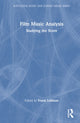 Book cover of: Film Music Analysis. By: Frank Lehman