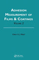 Book cover of: Adhesion Measurement of Films and Coatings, Volume 2