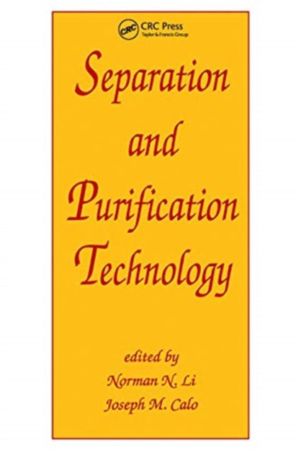 Book cover of: Separation and Purification Technology