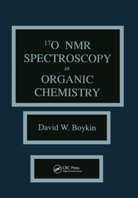 Book cover of: 17 0 NMR Spectroscopy in Organic Chemistry