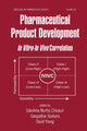Book cover of: Pharmaceutical Product Development. By: Chilukuri Dakshina Murthy