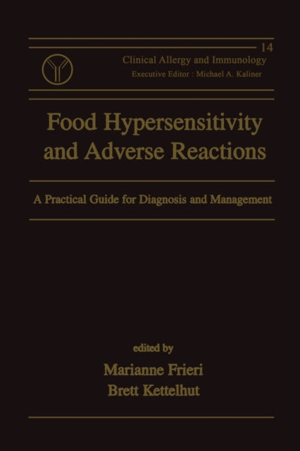 Book cover of: Food Hypersensitivity and Adverse Reactions. By: Marianne Frieri