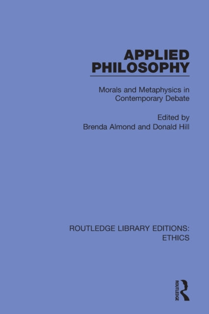 Book cover of: Applied Philosophy. By: Brenda Almond