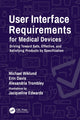 Book cover of: User Interface Requirements for Medical Devices. By: Michael Wiklund