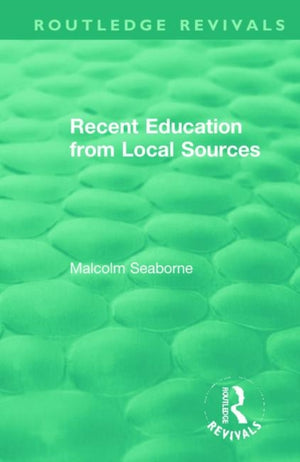 Recent Education from Local Sources