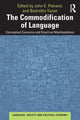 Book cover of: Commodification of Language. By: John E. Petrovic