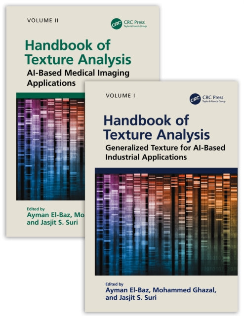 Book cover of: Handbook of Texture Analysis, Two-Volume Set. By: Ayman S. El-Baz