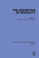 Book cover of: Definition of Morality. By: Wallace, Gerald