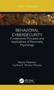 Book cover of: Behavioral Cybersecurity. By: Wayne Patterson