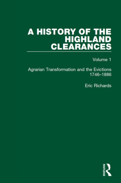 Book cover of: History of the Highland Clearances. By: Eric Richards