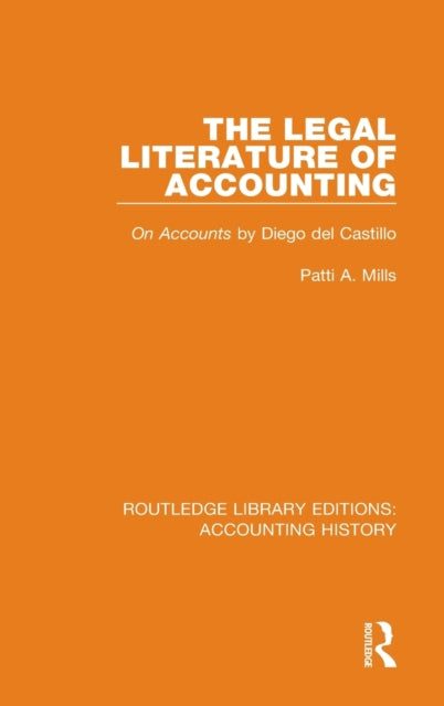 Book cover of: Legal Literature of Accounting. By: Diego Del Castillo