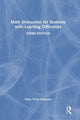 Book cover of: Math Instruction for Students with Learning Difficulties. By: Susan Perry Gurganus