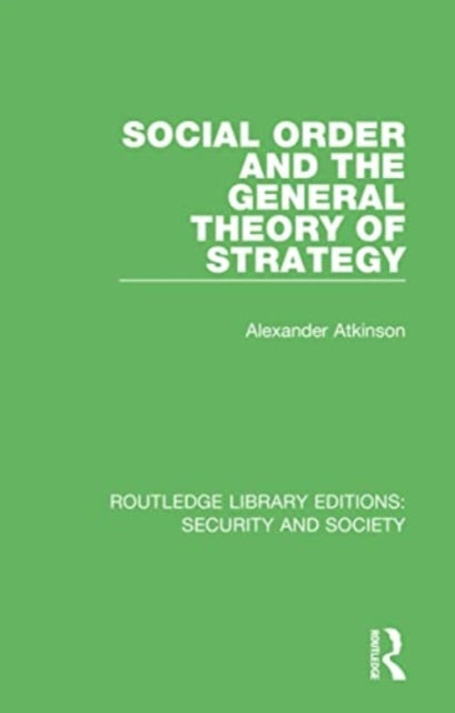 Book cover of: Routledge Library Editions: Security and Society