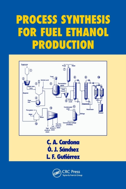 Book cover of: Process Synthesis for Fuel Ethanol Production. By: C. a. Cardona