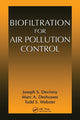 Book cover of: Biofiltration for Air Pollution Control. By: Joseph S. Devinny