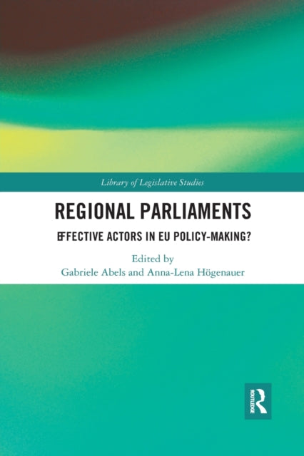 Book cover of: Regional Parliaments. By: Gabriele Abels