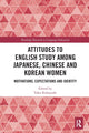 Book cover of: Attitudes to English Study among Japanese, Chinese and Korean Women. By: Yoko Kobayashi