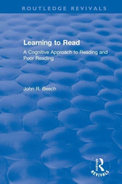 Book cover of: Learning to Read. By: John R. Beech