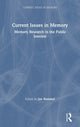 Book cover of: Current Issues in Memory. By: Jan Rummel