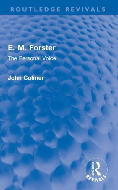 Book cover of: E. M. Forster. By: John Colmer
