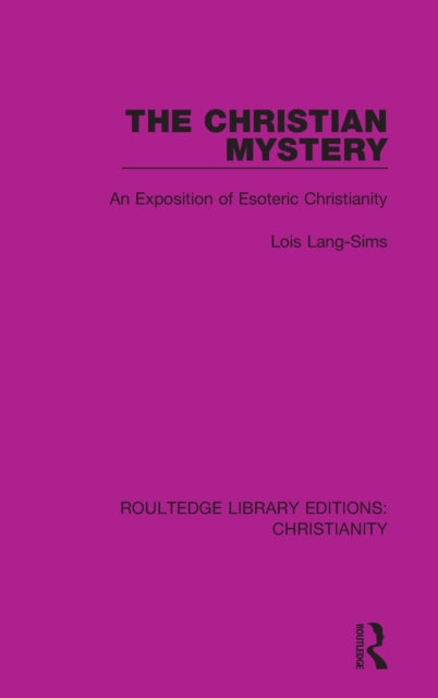 Book cover of: Christian Mystery. By: Lois Lang-Sims