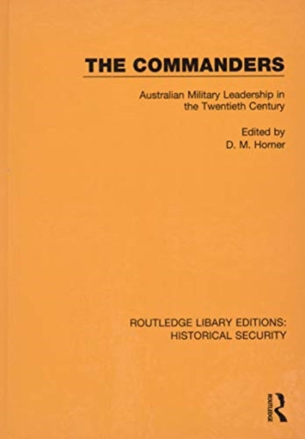 Book cover of: Commanders. By: D. M. Horner