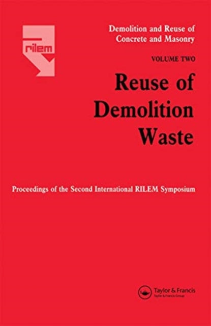 Book cover of: Demolition Reuse Conc Mason V2. By: Meetings Staff RILEM