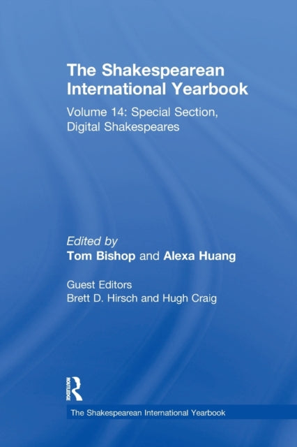 Book cover of: Shakespearean International Yearbook. By: Tom Bishop