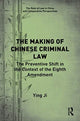 Book cover of: Making of Chinese Criminal Law. By: Ying Ji