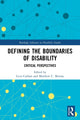 Book cover of: Defining the Boundaries of Disability. By: Licia Carlson