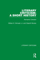 Book cover of: Literary Criticism: A Short History. By: Wimsatt, Jr., William K.