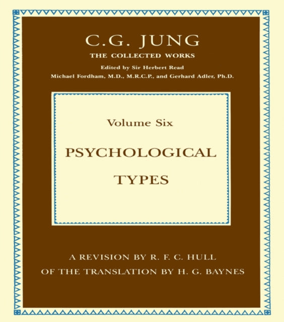 Book cover of: Psychological Types. By: Carl Gustav Jung