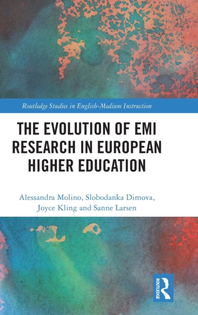 Book cover of: Evolution of EMI Research in European Higher Education. By: Alessandra Molino