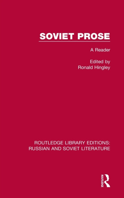 Book cover of: Soviet Prose. By: Ronald Hingley