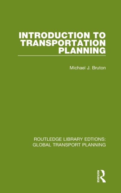 Introduction to Transportation Planning