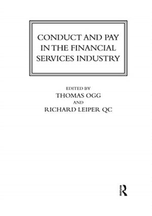 Conduct and Pay in the Financial Services Industry