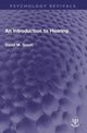 Book cover of: Introduction to Hearing. By: David M. Green
