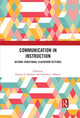 Book cover of: Communication in Instruction. By: Deanna D. Sellnow