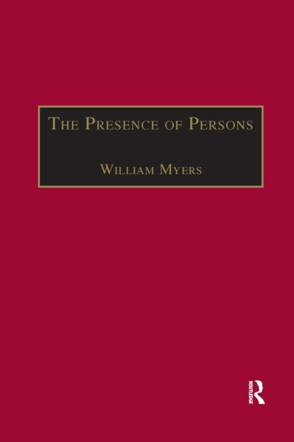 Book cover of: Presence of Persons