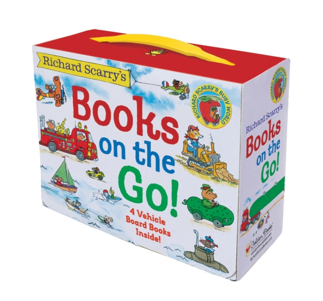 Book cover of: Richard Scarry's Books on the Go. By: Richard Scarry