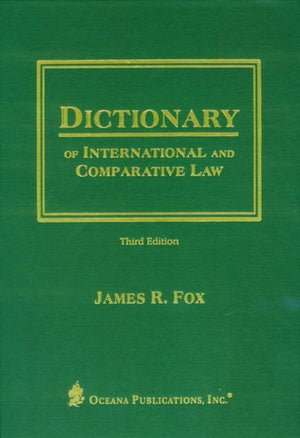 Dictionary of International and Comparative Law