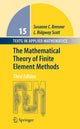 Book cover of: Mathematical Theory of Finite Element Methods. By: Susanne C. Brenner